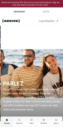Mobile page screenshot