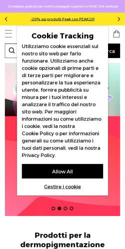 Mobile page screenshot