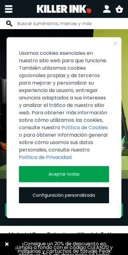 Mobile page screenshot