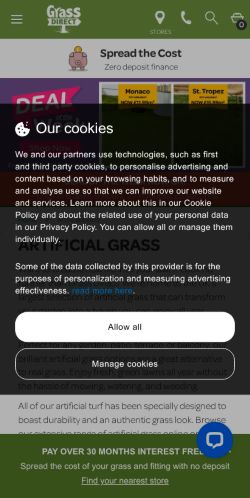 Mobile page screenshot