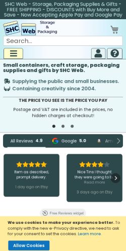 Mobile page screenshot
