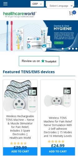 Mobile page screenshot