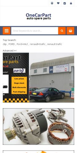 Mobile page screenshot