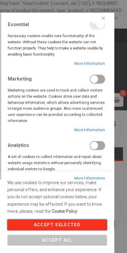 Mobile page screenshot