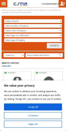 Mobile page screenshot