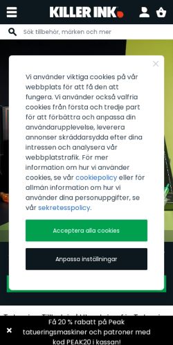 Mobile page screenshot