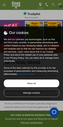 Mobile page screenshot