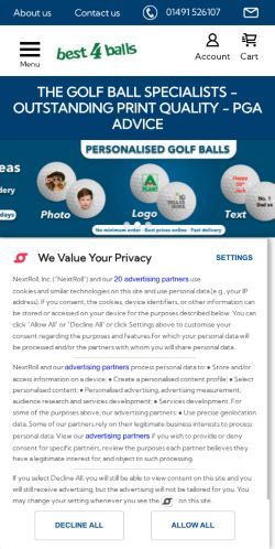 Mobile page screenshot