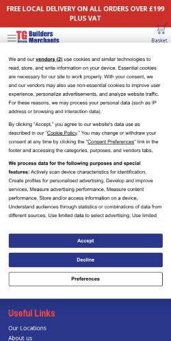 Mobile page screenshot