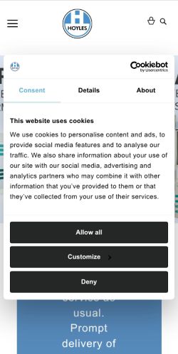 Mobile page screenshot