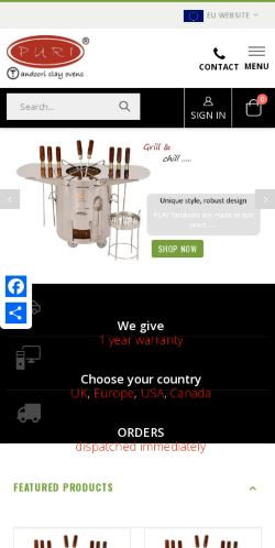 Mobile page screenshot