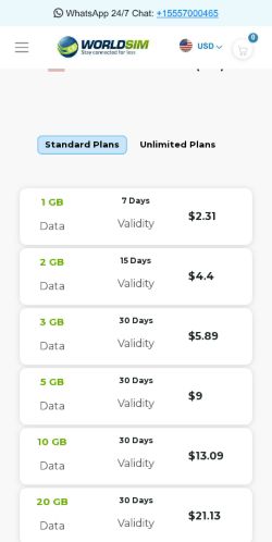 Mobile page screenshot