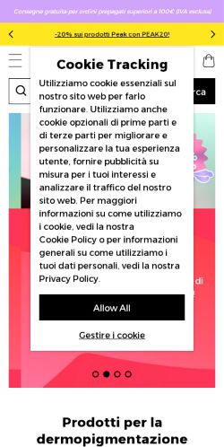 Mobile page screenshot