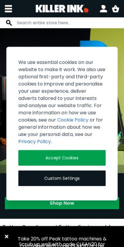 Mobile page screenshot