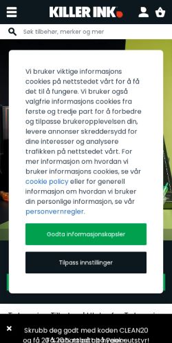 Mobile page screenshot