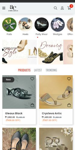 Mobile page screenshot