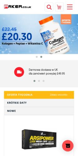 Mobile page screenshot