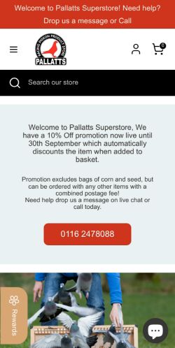 Mobile page screenshot