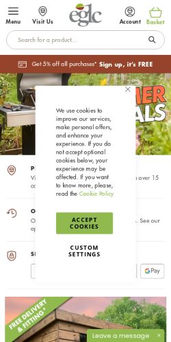 Mobile page screenshot