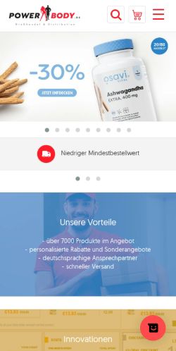 Mobile page screenshot