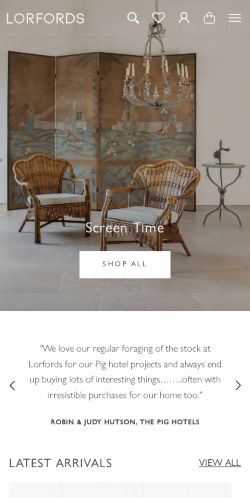 Mobile page screenshot