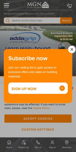 Mobile page screenshot