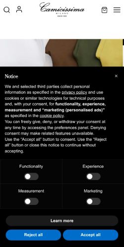 Mobile page screenshot
