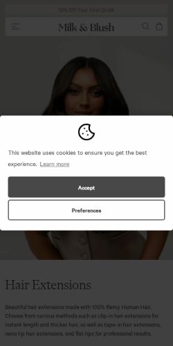 Mobile page screenshot