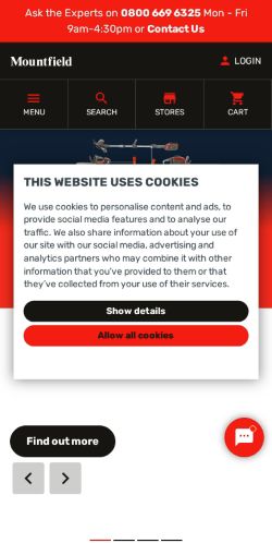 Mobile page screenshot