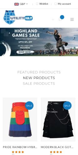 Mobile page screenshot