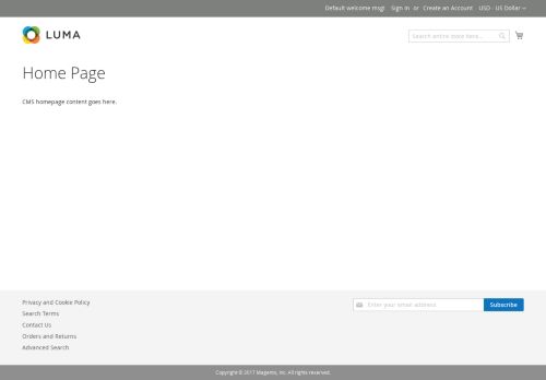 Desktop page screenshot