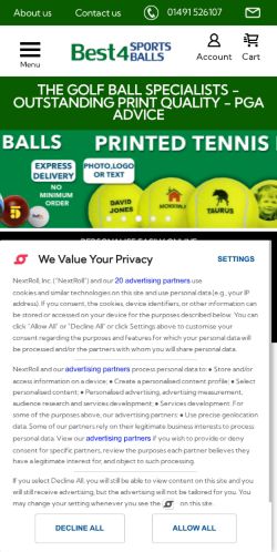 Mobile page screenshot