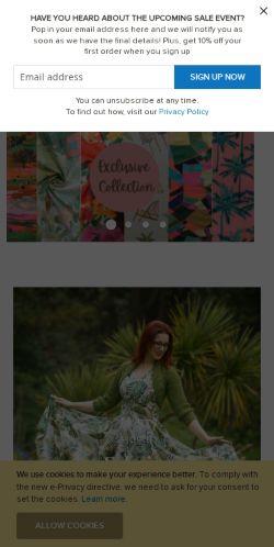 Mobile page screenshot
