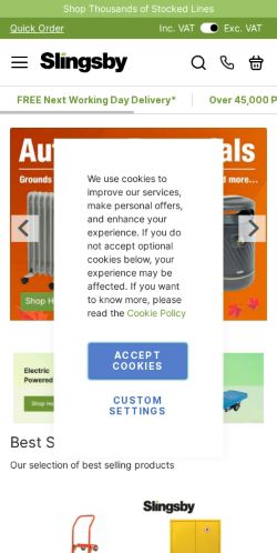 Mobile page screenshot