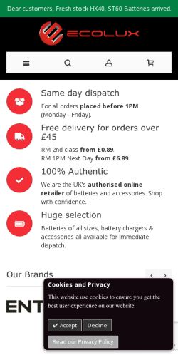 Mobile page screenshot