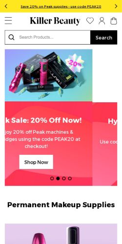 Mobile page screenshot