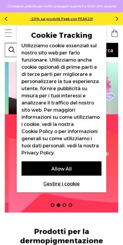 Mobile page screenshot