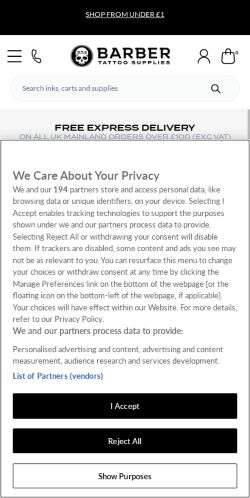 Mobile page screenshot