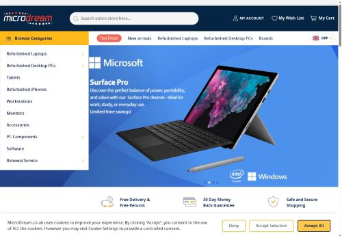 Desktop page screenshot