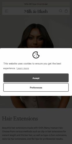 Mobile page screenshot