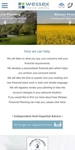 Mobile page screenshot