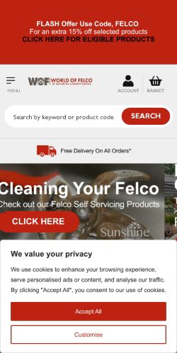 Mobile page screenshot