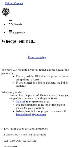 Mobile page screenshot