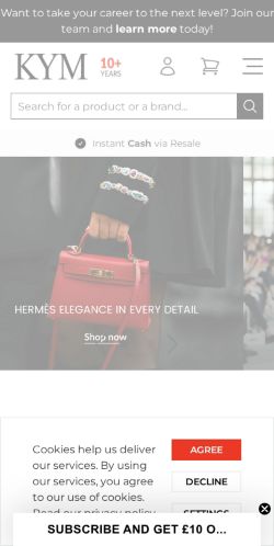 Mobile page screenshot