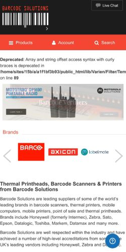 Mobile page screenshot