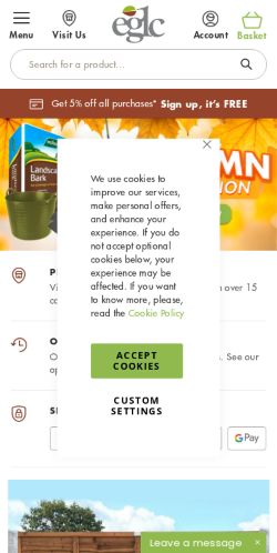 Mobile page screenshot