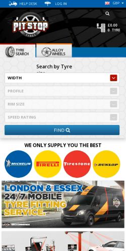 Mobile page screenshot