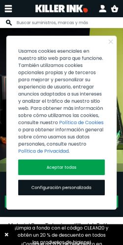 Mobile page screenshot