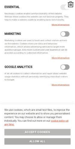 Mobile page screenshot