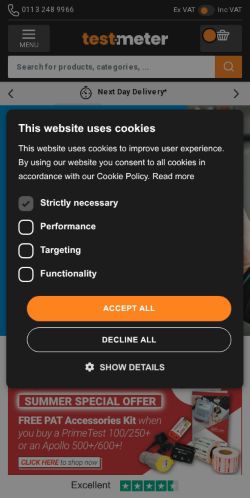 Mobile page screenshot
